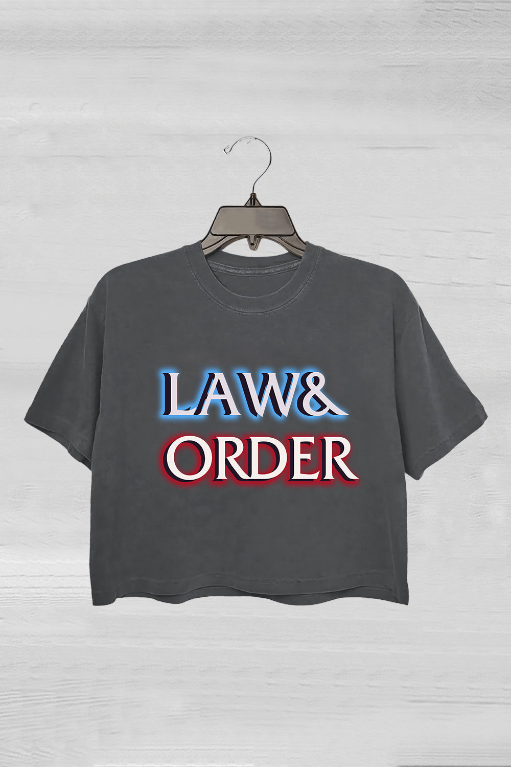 Law & Order Crop Tee For Women